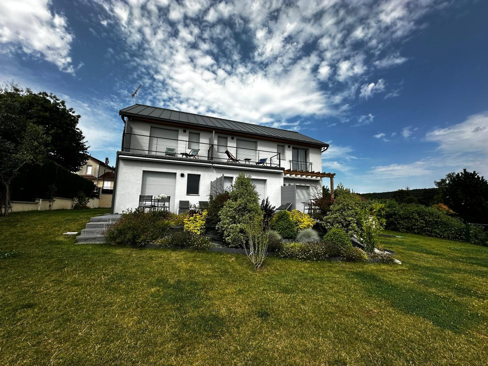 La Villa Perchee Calme, Sauna, Parking Prive Saint-Prix  Exterior foto