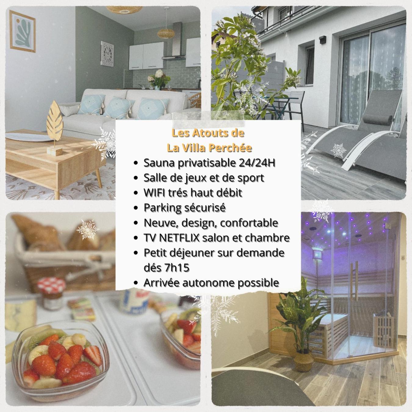 La Villa Perchee Calme, Sauna, Parking Prive Saint-Prix  Exterior foto